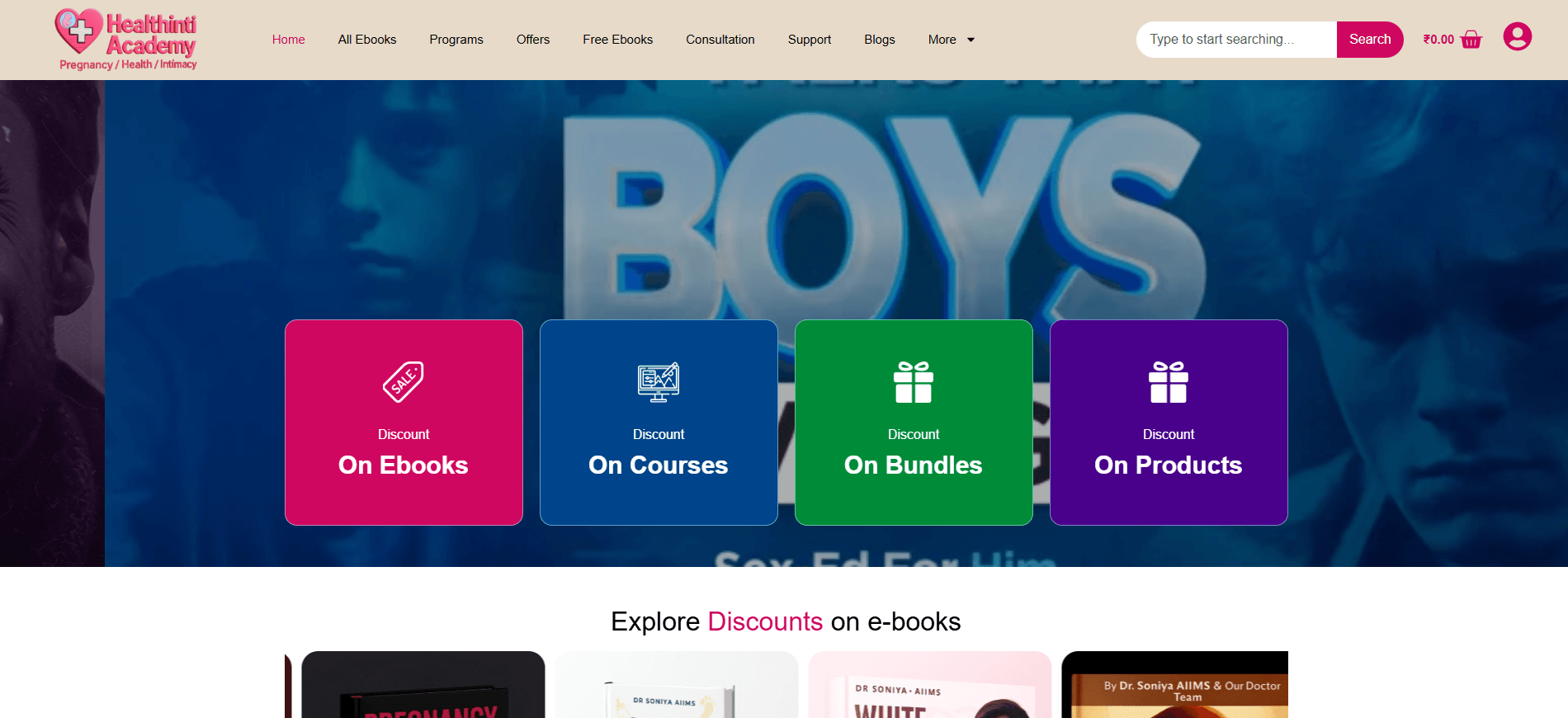 Healthinti Academy project thumbnail