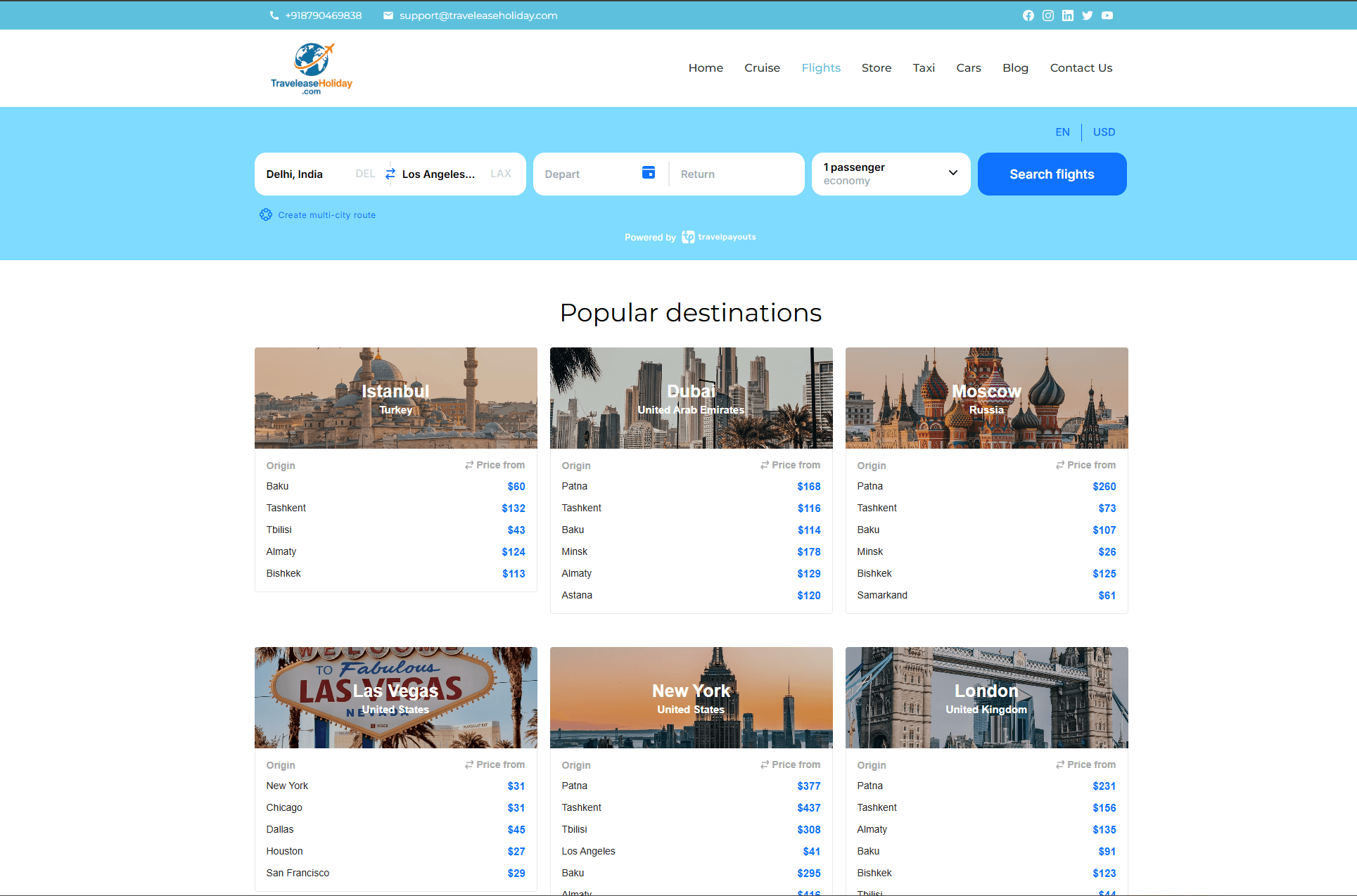 Travelease Holiday project thumbnail
